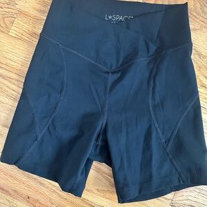 L*Space Active Black Bike Shorts